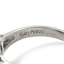 ノンブランド NON BRAND 黒蝶パール 10.8mm ダイヤ 0.41ct プラチナシルバー Pt900 パール ダイヤモンド リング 指輪 1P 1粒 大粒 真珠 ブラックパール Pt ダイヤ 17号