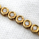 ノンブランド NON BRAND テニスブレスレット 1.0ct ダイヤモンド イエローゴールド K18YG ダイヤモンド ブレスレット