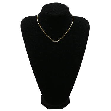 ノンブランド NON BRAND ダイヤ ペンダント イエローゴールド K18YG ダイヤモンド ネックレス Au750 18K 18金 ダイヤモンド7P 7粒 ベゼルセッティング 1.00ct