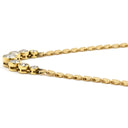 ノンブランド NON BRAND ダイヤ ペンダント イエローゴールド K18YG ダイヤモンド ネックレス Au750 18K 18金 ダイヤモンド7P 7粒 ベゼルセッティング 1.00ct