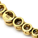 ノンブランド NON BRAND ダイヤ ペンダント イエローゴールド K18YG ダイヤモンド ネックレス Au750 18K 18金 ダイヤモンド7P 7粒 ベゼルセッティング 1.00ct