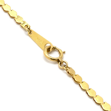 ノンブランド NON BRAND ダイヤ ペンダント イエローゴールド K18YG ダイヤモンド ネックレス Au750 18K 18金 ダイヤモンド7P 7粒 ベゼルセッティング 1.00ct