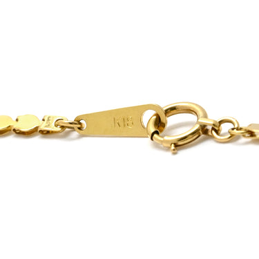 ノンブランド NON BRAND ダイヤ ペンダント イエローゴールド K18YG ダイヤモンド ネックレス Au750 18K 18金 ダイヤモンド7P 7粒 ベゼルセッティング 1.00ct