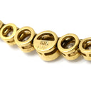 ノンブランド NON BRAND ダイヤ ペンダント イエローゴールド K18YG ダイヤモンド ネックレス Au750 18K 18金 ダイヤモンド7P 7粒 ベゼルセッティング 1.00ct