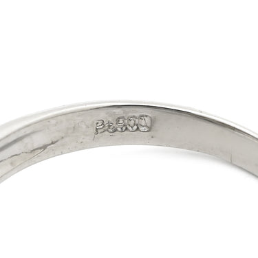 ノンブランド NON BRAND 白蝶パール 11.3mm ダイヤ 0.58ct プラチナシルバー Pt900 パール ダイヤモンド リング 指輪 1P 1粒 大粒 真珠 Pt900 プラチナ パヴェダイヤ 17号