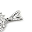 ノンブランド NON BRAND ルビー 0.63ct ダイヤ 0.32ct レッド×プラチナシルバー Pt900 ダイヤモンド ルビー ペンダントトップ 赤 1P 1粒 1石 ネックレストップ Pt900 プラチナ V字金具