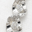 ノンブランド NON BRAND トリロジー ダイヤペンダント ホワイトゴールド K18WG ダイヤモンド ネックレス 3P 3粒 スリーストーンネックレス 18K WG Au750