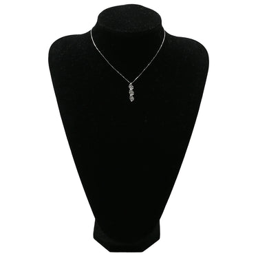 ノンブランド NON BRAND トリロジー ダイヤペンダント ホワイトゴールド K18WG ダイヤモンド ネックレス 3P 3粒 スリーストーンネックレス 18K WG Au750