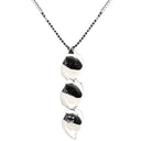 ノンブランド NON BRAND トリロジー ダイヤペンダント ホワイトゴールド K18WG ダイヤモンド ネックレス 3P 3粒 スリーストーンネックレス 18K WG Au750