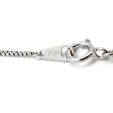 ノンブランド NON BRAND トリロジー ダイヤペンダント ホワイトゴールド K18WG ダイヤモンド ネックレス 3P 3粒 スリーストーンネックレス 18K WG Au750