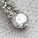 ノンブランド NON BRAND ダイヤモンド 0.50ct クロスペンダント プラチナシルバー Pt900 ダイヤモンド Pt850(チェーン) ネックレス 十字架 CROSS 10石 10P 10粒 ブリリアントカット
