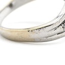 ノンブランド NON BRAND ダイヤリング ホワイトゴールド K18WG ダイヤモンド リング 指輪 クラスターセッティング ホワイトゴールド パヴェダイヤ フラワー 花 18号