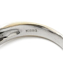 ノンブランド NON BRAND ダイヤリング ホワイトゴールド K18WG ダイヤモンド リング 指輪 クラスターセッティング ホワイトゴールド パヴェダイヤ フラワー 花 18号