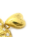 ノンブランド NON BRAND ハート ダイヤモンド 0.25ct イエローゴールド K18YG ダイヤモンド ペンダントトップ 750 18K ネックレストップ ペンダントヘッド