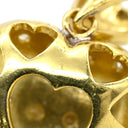 ノンブランド NON BRAND ハート ダイヤモンド 0.25ct イエローゴールド K18YG ダイヤモンド ペンダントトップ 750 18K ネックレストップ ペンダントヘッド