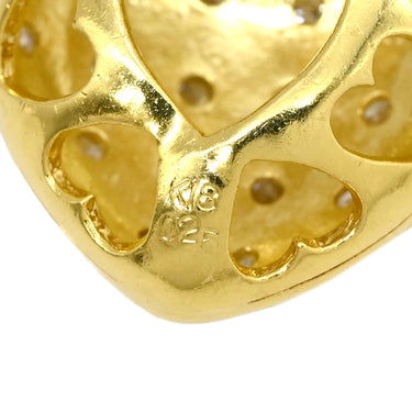 ノンブランド NON BRAND ハート ダイヤモンド 0.25ct イエローゴールド K18YG ダイヤモンド ペンダントトップ 750 18K ネックレストップ ペンダントヘッド