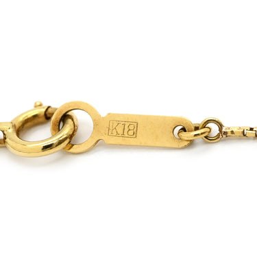 ノンブランド NON BRAND ダイヤモンド 0.30ct ペンダント イエローゴールド K18YG ダイヤモンド ネックレス 750 18K 7P 7粒 7石 ブリリアントカット