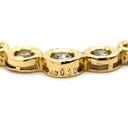 ノンブランド NON BRAND ダイヤモンド 0.30ct ペンダント イエローゴールド K18YG ダイヤモンド ネックレス 750 18K 7P 7粒 7石 ブリリアントカット
