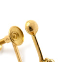 ノンブランド NON BRAND イエローゴールド K18YG ダイヤモンド イヤリング Au750 18K 18金 ダイヤ オープンハート型 ドロップイヤリング