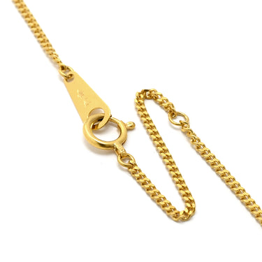 ノンブランド NON BRAND ダイヤ ペンダント イエローゴールド K18YG ダイヤモンド ネックレス Au750 18K 18金 5P 5石 5粒 ゴールドバー