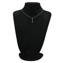 ノンブランド NON BRAND ブラウンダイヤモンド 1.00ct ペンダント プラチナシルバー Pt900 ダイヤモンド Pt850(チェーン) ネックレス 3連 ドロップ プラチナ ブリリアントカット 3石 3粒 ベネチアンチェーン