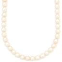 ノンブランド NON BRAND パール 7.0mm パールホワイト シルバー パール ネックレス あこや アコヤ 真珠 silver シルバー 1連 ラウンドシェイプ サイドノット