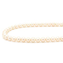 ノンブランド NON BRAND パール 7.0mm パールホワイト シルバー パール ネックレス あこや アコヤ 真珠 silver シルバー 1連 ラウンドシェイプ サイドノット