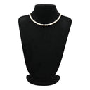 ノンブランド NON BRAND パール 7.0mm パールホワイト シルバー パール ネックレス あこや アコヤ 真珠 silver シルバー 1連 ラウンドシェイプ サイドノット