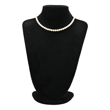 ノンブランド NON BRAND パール 7.0mm パールホワイト シルバー パール ネックレス あこや アコヤ 真珠 silver シルバー 1連 ラウンドシェイプ サイドノット