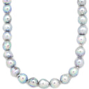 ノンブランド NON BRAND 8.5mm パール ペンダント グレー×シルバー パール シルバー ネックレス 真珠 アコヤ あこや シルバーグレイ 灰色 一連 アコヤ真珠 43.5cm オフラウンドシェイプ