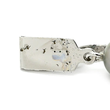 ノンブランド NON BRAND パール 8mm シルバーグレイ シルバー パール ネックレス あこや アコヤ 真珠 silver シルバー 1連 ラウンドシェイプ ワンノット