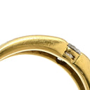 ノンブランド NON BRAND ダイヤ 0.71ct イエローゴールド K18YG ダイヤモンド リング 指輪 18K Au750 YG 一文字リング ホールマーク 14.5号