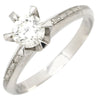 ノンブランド NON BRAND ダイヤモンド 0.56ct 立爪 プラチナシルバー Pt850 ダイヤモンド リング 指輪 1石 1粒 プラチナ ブリリアントカット 13.5号