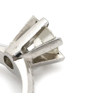 ノンブランド NON BRAND ダイヤモンド 0.56ct 立爪 プラチナシルバー Pt850 ダイヤモンド リング 指輪 1石 1粒 プラチナ ブリリアントカット 13.5号