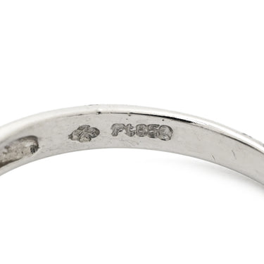 ノンブランド NON BRAND ブルーサファイア 0.81ct ダイヤモンド プラチナシルバー Pt850 サファイア ダイヤモンド リング 指輪 青 ブルー Pt850 オーバルミックスカット 1石 14号