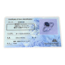 ノンブランド NON BRAND ブルーサファイア 0.81ct ダイヤモンド プラチナシルバー Pt850 サファイア ダイヤモンド リング 指輪 青 ブルー Pt850 オーバルミックスカット 1石 14号