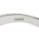 ノンブランド NON BRAND ブルーサファイア 0.66ct ダイヤ 0.28ct ブルー×プラチナシルバー Pt900 サファイア ダイヤモンド リング 指輪 青 Pt900 プラチナ オーバル ヘイロー 花 10号
