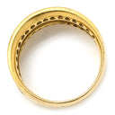 ノンブランド NON BRAND ダイヤモンド 1.00ct イエローゴールド K18YG ダイヤモンド リング 指輪 パヴェダイヤ 18K 750 YG 11号