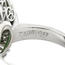 ノンブランド NON BRAND ヒスイ 6.81ct ダイヤモンド プラチナシルバー Pt900 ヒスイ ダイヤモンド リング 指輪 緑 グリーン 翡翠 ひすい ジェダイト プラチナ900 テーパー 13号