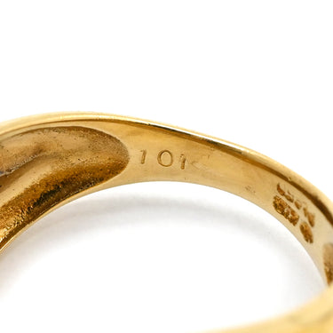 ノンブランド NON BRAND ダイヤモンド 1.01ct イエローゴールドXプラチナシルバー K18YG Pt850 ダイヤモンド リング 指輪 パヴェダイヤ 18K 750 YG プラチナ コンビ ダイア 10.5号