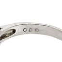 ノンブランド NON BRAND ダイヤ 0.80ct プラチナシルバー Pt900 ダイヤモンド リング 指輪 Pt900 プラチナ 7P 7石 7粒 パヴェ メレ V字デザイン Vライン マーキスカット 14号