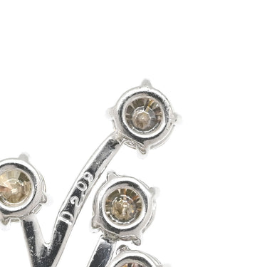 ノンブランド NON BRAND ダイヤ ネックレストップ ホワイトゴールド K18WG ダイヤモンド ペンダントトップ Au750 18K 18金 ブラウン フィヤージュ アンティークジュエリー