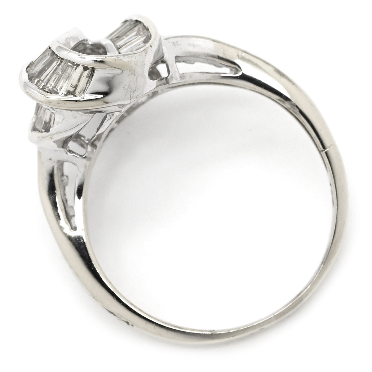 ノンブランド NON BRAND ダイヤ 1.0ct ホワイトゴールド リング 指輪