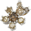 ノンブランド NON BRAND ダイヤモンド 1.00ct ホワイトゴールド K18WG ダイヤモンド ペンダントトップ ベア クマ アニマル 18金 18K 750 WG 8粒 8石 ブリリアントカット ネックレストップ