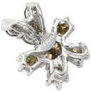 ノンブランド NON BRAND ダイヤモンド 1.00ct ホワイトゴールド K18WG ダイヤモンド ペンダントトップ ベア クマ アニマル 18金 18K 750 WG 8粒 8石 ブリリアントカット ネックレストップ
