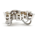 ノンブランド NON BRAND ダイヤモンド 1.00ct ホワイトゴールド K18WG ダイヤモンド ペンダントトップ ベア クマ アニマル 18金 18K 750 WG 8粒 8石 ブリリアントカット ネックレストップ