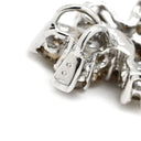 ノンブランド NON BRAND ダイヤモンド 1.00ct ホワイトゴールド K18WG ダイヤモンド ペンダントトップ ベア クマ アニマル 18金 18K 750 WG 8粒 8石 ブリリアントカット ネックレストップ
