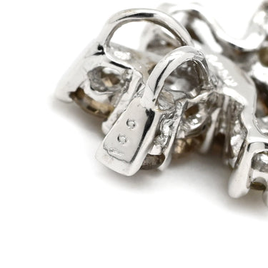 ノンブランド NON BRAND ダイヤモンド 1.00ct ホワイトゴールド K18WG ダイヤモンド ペンダントトップ ベア クマ アニマル 18金 18K 750 WG 8粒 8石 ブリリアントカット ネックレストップ