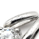 ノンブランド NON BRAND ダイヤ 0.27ct プラチナシルバー Pt900 ダイヤモンド ペンダントトップ 1P 1粒 1石 ブリリアントカット ネックレストップ Pt900 プラチナ V字