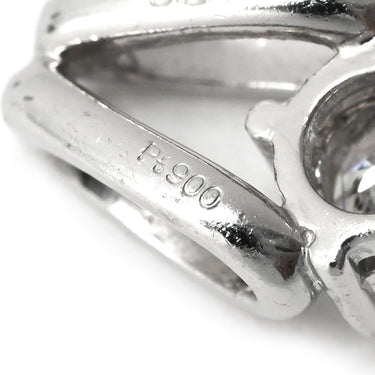 ノンブランド NON BRAND ダイヤ 0.27ct プラチナシルバー Pt900 ダイヤモンド ペンダントトップ 1P 1粒 1石 ブリリアントカット ネックレストップ Pt900 プラチナ V字
